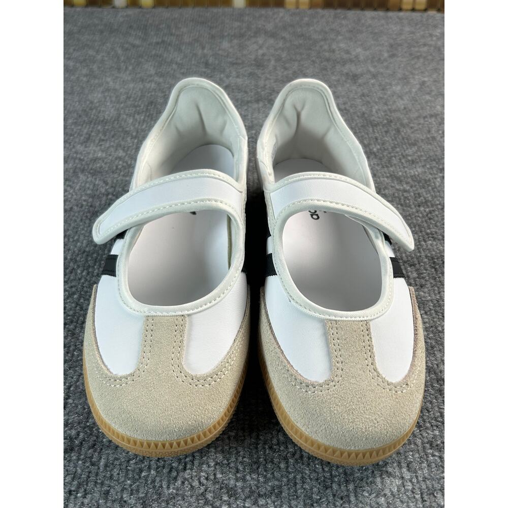 Adidas SL 72 RS J Mary Jane White Black Gum Sneakers Y4 W5.5 - Picture 4 of 10